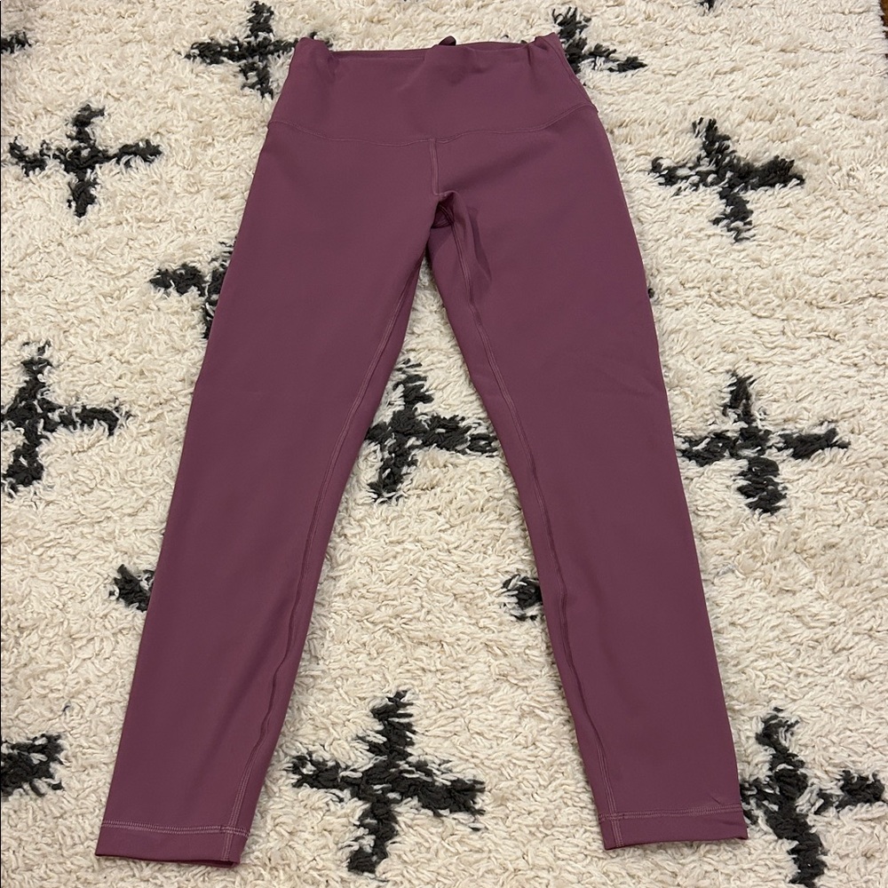 Lululemon wisteria purple wunder train 25 inch leggings